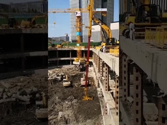 Tangan teleskopik excavator dengan ember kerang dari Haide Machinery